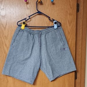 Puma Gray Terry Men's Casual Shorts XL number 3471